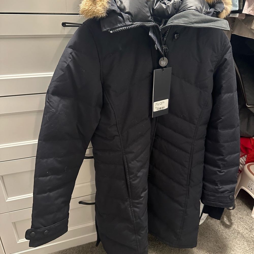 Navy Lorette Parka - Black Label